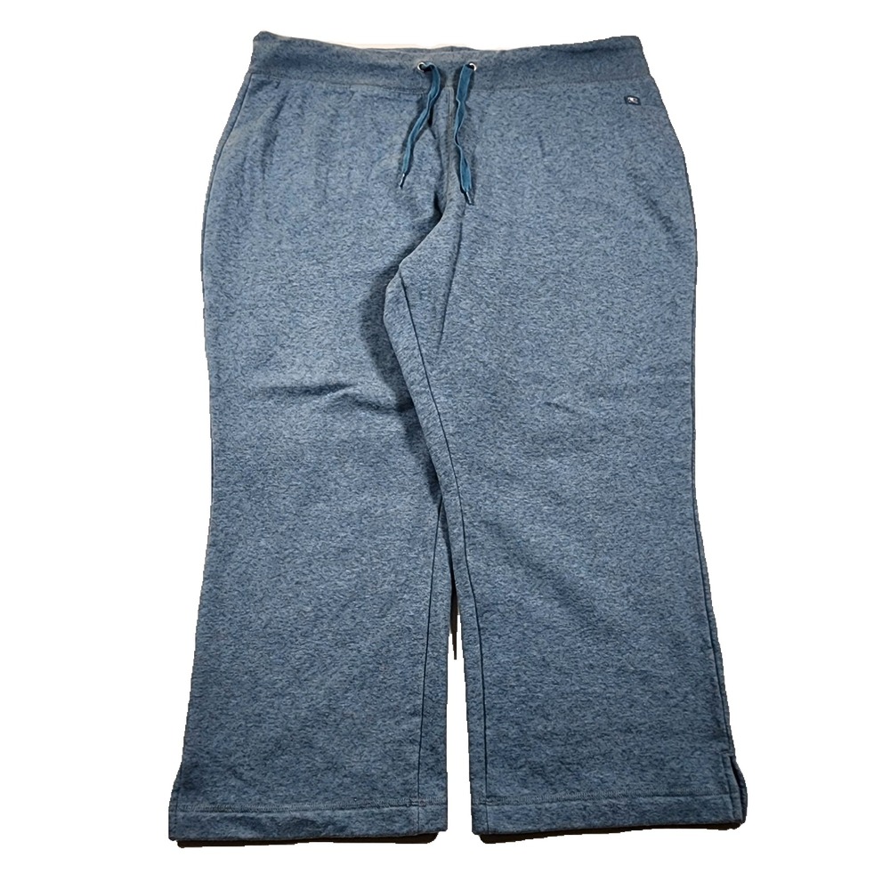 Champion Sweatpants Womens XL W36 Open Hem Wide Leg Flare Fleece Relaxed Y2K Gym
